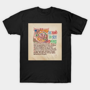 Medieval Illumination - The road to self mastery T-Shirt